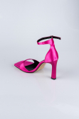 Chaussure de soirée Satin Fushia AB700