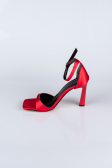 Chaussure de soirée Satin Rouge AB700