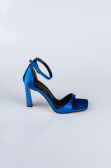 Chaussure de soirée Satin Bleu Saxe AB700