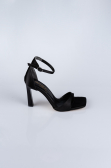 Chaussure de soirée Satin Noir AB700