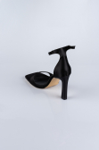 Chaussure de soirée Satin Noir AB700