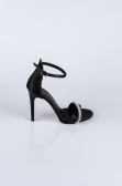 Chaussure de soirée Satin Noir AB702