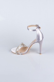 Chaussure de soirée Satin Argent ABS1915