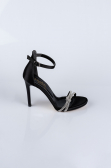 Chaussure de soirée Satin Noir ABS1915