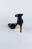 Chaussure de soirée Satin Noir ABS1915