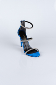 Chaussure de soirée Satin Bleu Saxe ABS2001