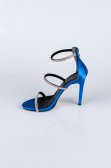 Chaussure de soirée Satin Bleu Saxe ABS2001