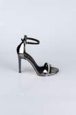 Chaussure de soirée Cuir Verni Platine AB702