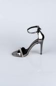Chaussure de soirée Cuir Verni Platine AB702