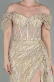 Robe De Soirée Longue Or ABU2706