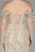 Robe De Soirée Longue Or ABU2706
