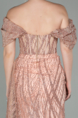 Robe De Soirée Longue Poudre ABU2706