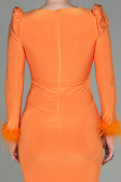 Robe De Soirée Longue Orange ABU2804
