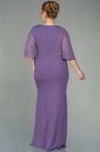 Robe de Soirée Grande Taille Longue Lavande ABU2857
