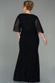 Robe de Soirée Grande Taille Longue Noir ABU2857