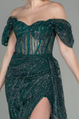 Robe de Soirée Longue Émeraude ABU2706