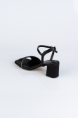 Chaussure de soirée Satin Noir ABS1107