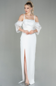 Robe de Cérémonie Longue Blanc ABU2911
