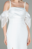 Robe de Cérémonie Longue Blanc ABU2911