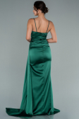 Robe de Fiançaille Longue Satin Émeraude ABU2495