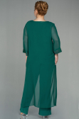 Robe De Soirée Mousseline Longue Émeraude ABT083