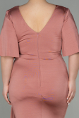 Robe Grande Taille Longue Pelure D'oignon ABU2441