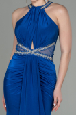 Robe Queue de Poisson Longue Bleu Saxe ABU2940