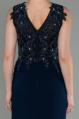 Robe de Soirée Longue Bleu Marine ABU2950