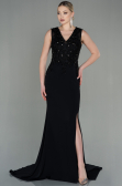 Robe de Soirée Longue Noir ABU2950
