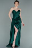 Robe Grande Taille Midi Mousseline Émeraude ABU1598