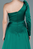 Robe de Soirée Longue Satin Émeraude ABU2610