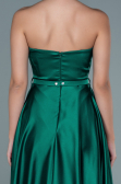 Robe de Soirée Midi Satin Émeraude ABK1508