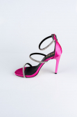 Chaussure De Soirée Satin Fushia AB2001