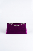 Sac de Soirée Luxe Satin Violet SH818
