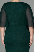 Robe de Soirée Grande Taille Longue Émeraude ABU2857