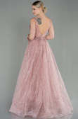 Robe De Soirée Longue Poudre ABU2131