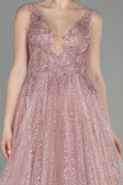 Robe De Soirée Longue Poudre ABU2131