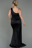 Robe Grande Taille Longue Noir ABU2932