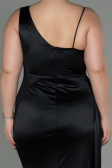 Robe Grande Taille Longue Noir ABU2932