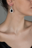 Boucle d'Oreille Noir UK527