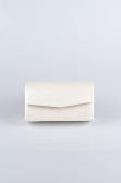 Sac De Soirée Luxe Cuir Blanc SH806
