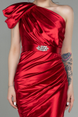 Robe de Soirée Longue Rouge ABU2982