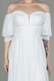Robe de Soirée Longue Blanc ABU2983