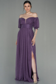 Robe de Soirée Longue Lavande ABU2983