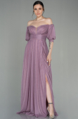 Robe de Soirée Longue Lilas ABU2983