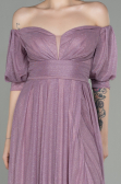 Robe de Soirée Longue Lilas ABU2983