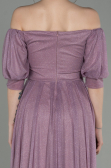 Robe de Soirée Longue Lilas ABU2983