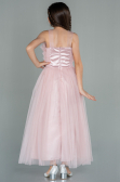 Robe de Soirée Enfants Longue Poudre ABU3032