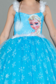 Robe de Soirée Enfants Longue Bleu ABU3028