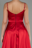 Robe de Soirée Longue Satin Rouge ABU1601